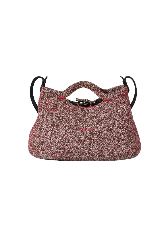 TWEED TOGGLE LOCK BAG