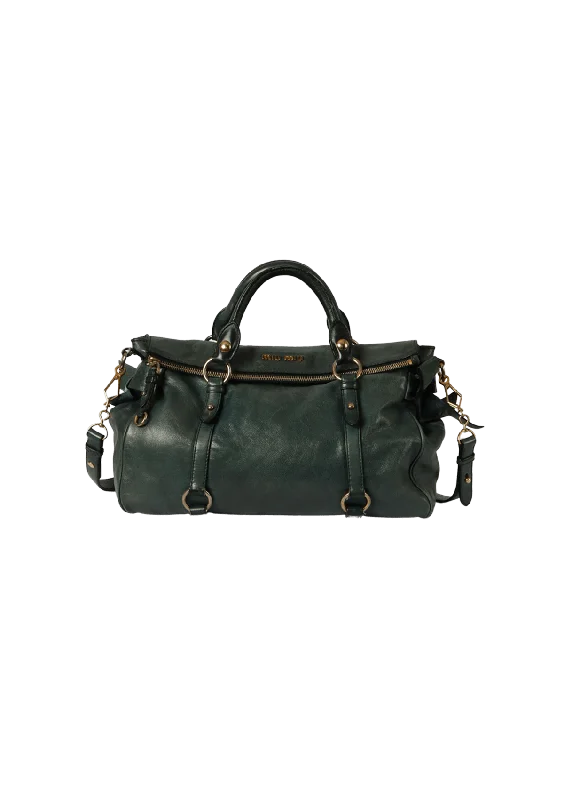 VITELLO FOLD OVER SATCHEL