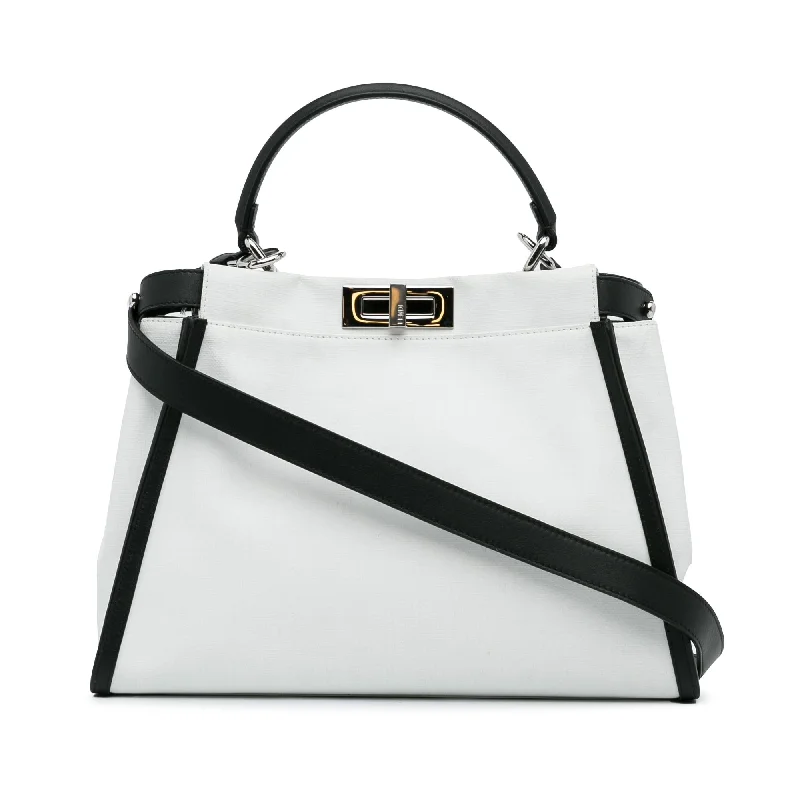 Fendi Medium Peekaboo ISeeU Satchel (SHG-gZTnl6)