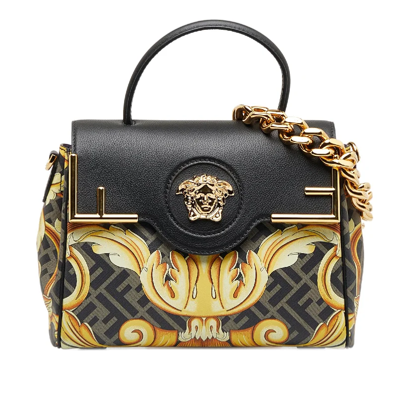 Fendi x Versace Fendace La Medusa Satchel (SHG-TIqNMz)