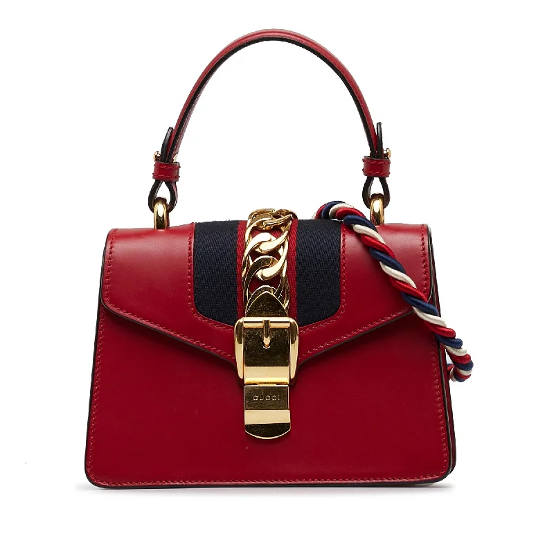 Gucci Mini Sylvie Satchel (SHG-4t37wi)