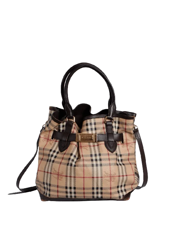 HAYMARKET CHECK BELTED BAG