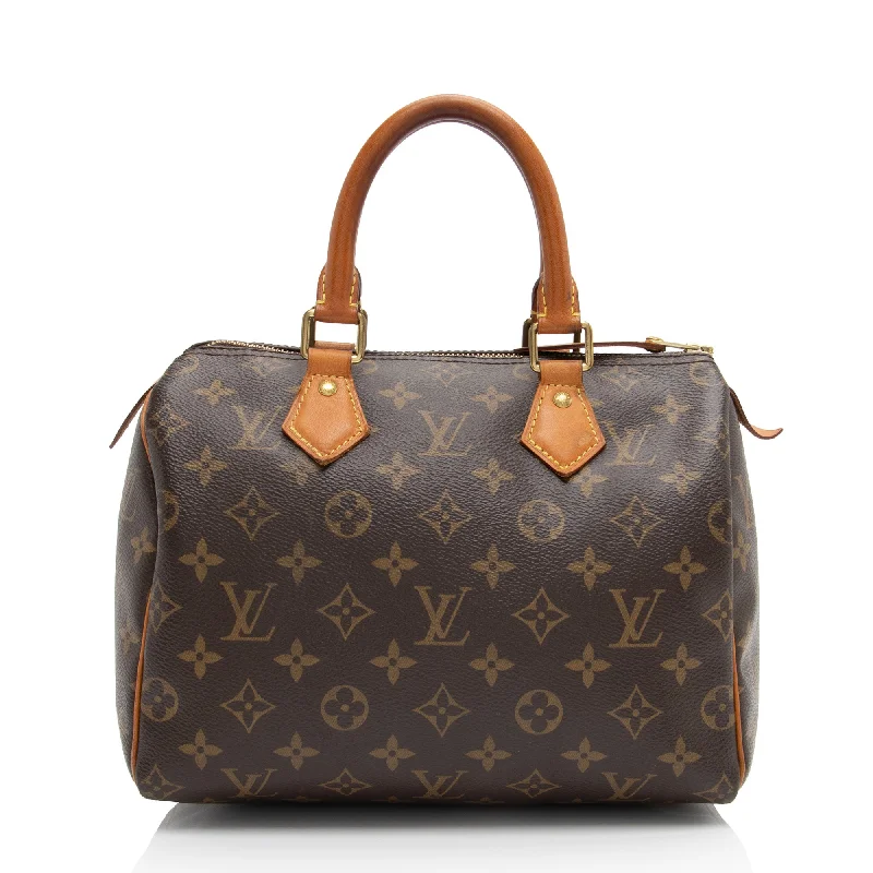 Louis Vuitton Monogram Canvas Speedy 25 Satchel (SHF-iGCWEi)