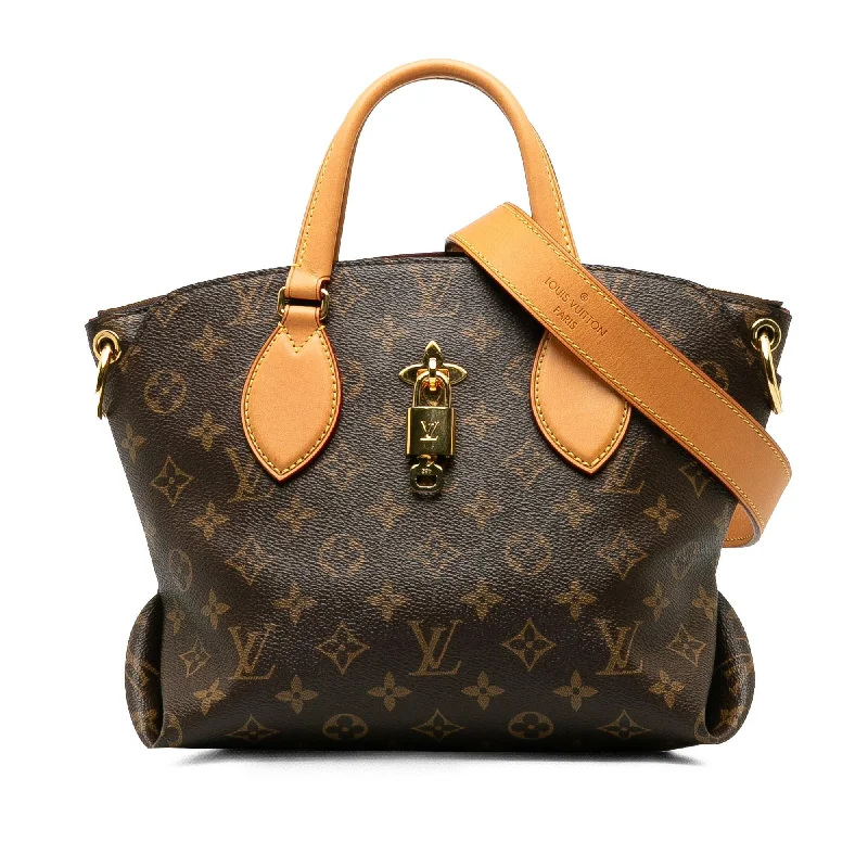 Louis Vuitton Monogram Flower Zipped Tote PM (SHG-y1X2fZ)