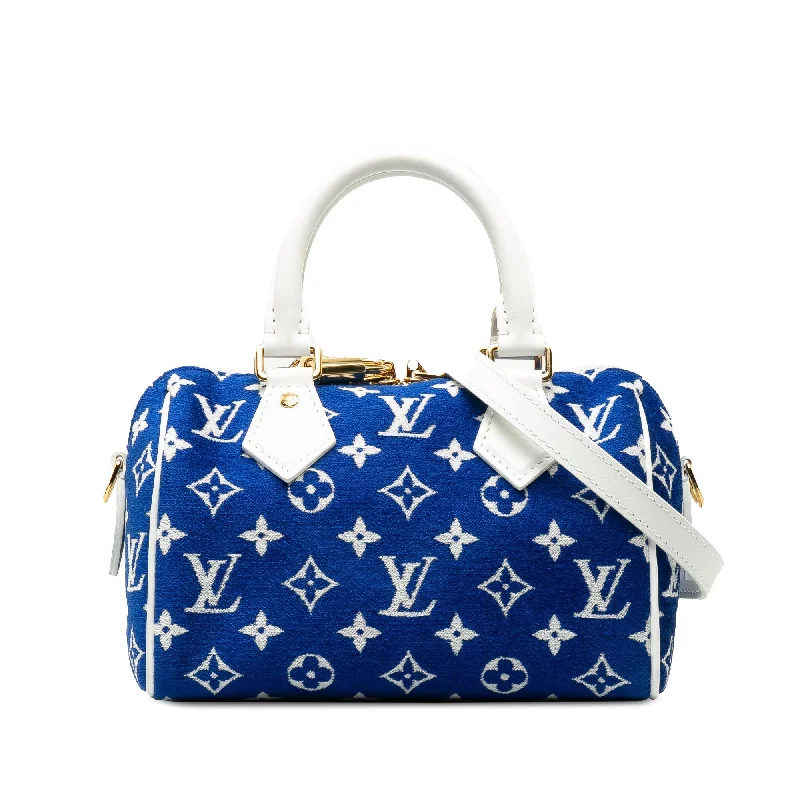 Louis Vuitton Monogram Velvet Speedy Bandouliere 20 (SHG-ZOc8cW)