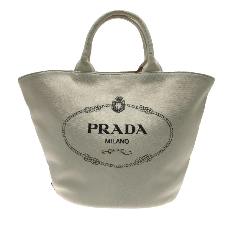 Prada Canapa Convertible Shopping Satchel (SHG-L1isTq)