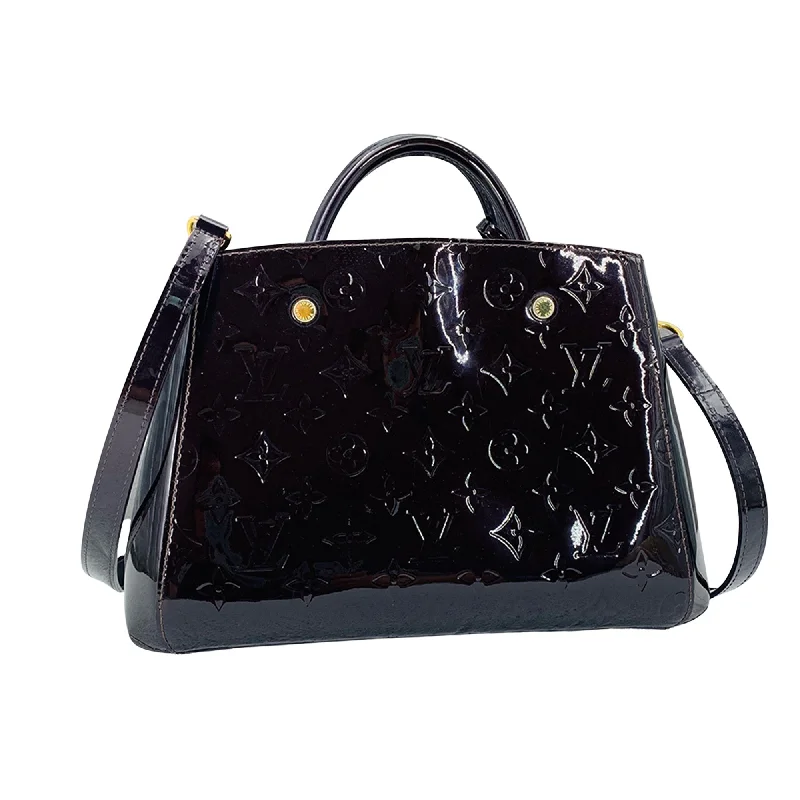 The Best Handbag Offers Are HereGlamorous Fashion Offers Louis Vuitton Black Patent leather Montaigne handbag bag The Best Handbag Offers Are HereGlamorous Fashion Offers Louis Vuitton Black Patent leather Montaigne handbag bag