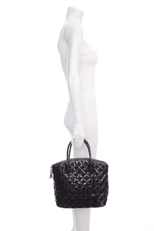 Stylish Totes, Exclusive SavingsFestival Bags For Concerts And Events Louis Vuitton Black Patent Leather Limited Edition Lockit Handbag Stylish Totes, Exclusive SavingsFestival Bags For Concerts And Events Louis Vuitton Black Patent Leather Limited Edition Lockit Handbag