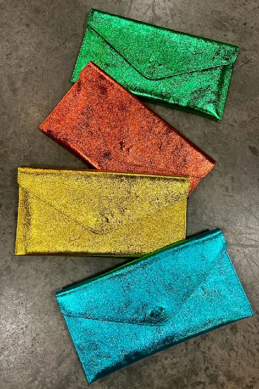 Chic Crossbody Bags, Limited OffersCustomizable Bags For Personalized Style Metallic Envelope Clutches -4 Colors Chic Crossbody Bags, Limited OffersCustomizable Bags For Personalized Style Metallic Envelope Clutches -4 Colors